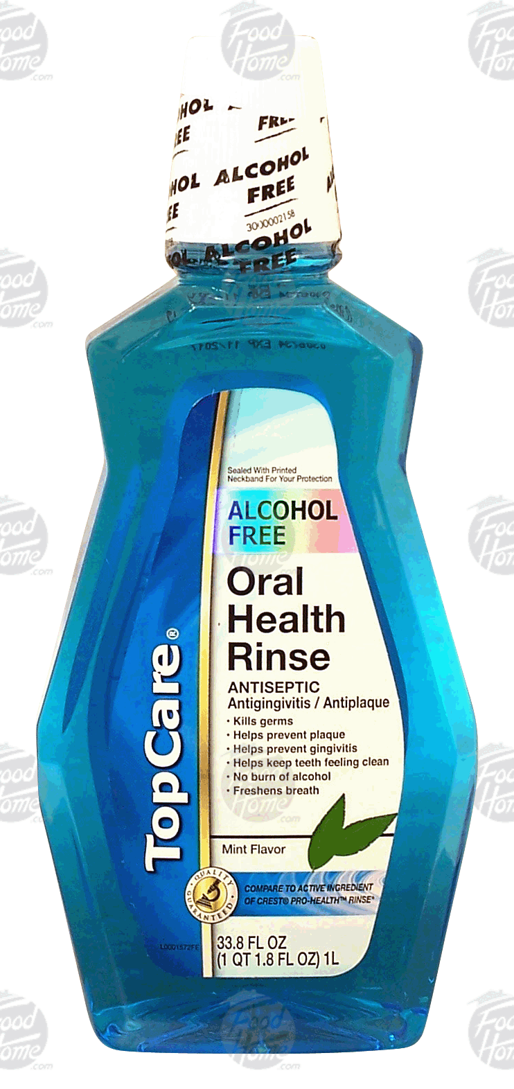 Top Care  oral health rinse, antiseptic, mint flavor, alcohol free Full-Size Picture